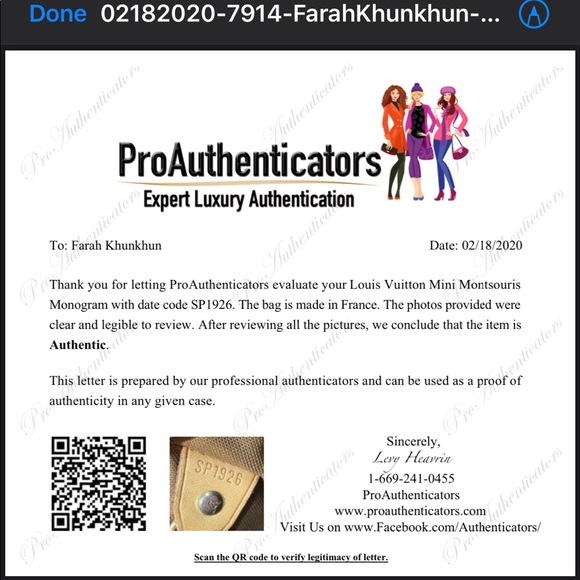 ***SOLD***Louis Vuitton Montsouris Mini - Picture 7 of 8